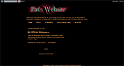 Desktop Screenshot of patsofficialwebsite.blogspot.com