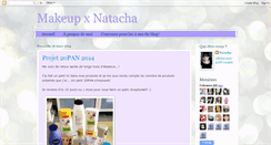 Desktop Screenshot of makeupxnatacha.blogspot.com