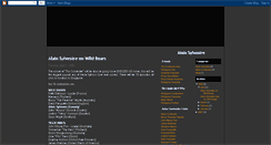 Desktop Screenshot of alainsylvestre.blogspot.com