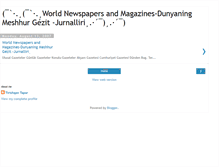 Tablet Screenshot of dunyageziti.blogspot.com