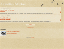 Tablet Screenshot of jimcarolchroustadventures.blogspot.com
