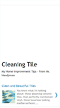 Mobile Screenshot of cleaningtile.blogspot.com