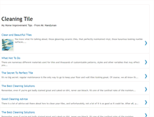 Tablet Screenshot of cleaningtile.blogspot.com