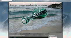 Desktop Screenshot of comounabotellaenelmar.blogspot.com