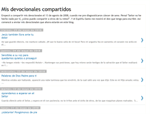 Tablet Screenshot of devocionalescompartidos.blogspot.com