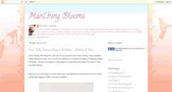 Desktop Screenshot of manchingblooms.blogspot.com