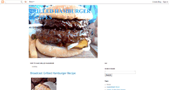 Desktop Screenshot of grilled-hamburger-recipes.blogspot.com