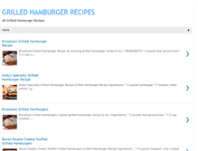 Tablet Screenshot of grilled-hamburger-recipes.blogspot.com