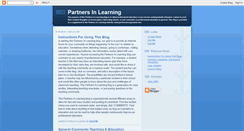 Desktop Screenshot of partners-in-learning.blogspot.com