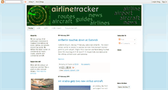 Desktop Screenshot of airlinetracker.blogspot.com
