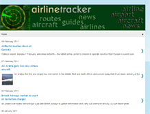 Tablet Screenshot of airlinetracker.blogspot.com