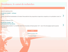 Tablet Screenshot of dissidenceslecarnet.blogspot.com