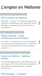Mobile Screenshot of emploi-wallonie.blogspot.com