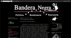 Desktop Screenshot of banderanegra.blogspot.com