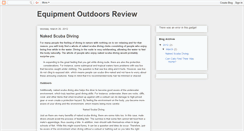 Desktop Screenshot of equipmentoutdoors.blogspot.com