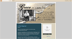Desktop Screenshot of graceinapartyhat.blogspot.com