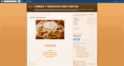 Desktop Screenshot of comidayserviciosparafiestas-guadalupe.blogspot.com