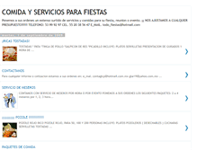 Tablet Screenshot of comidayserviciosparafiestas-guadalupe.blogspot.com