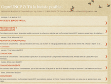 Tablet Screenshot of consultascepreuncp.blogspot.com