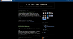 Desktop Screenshot of blogcentralreviewstation.blogspot.com