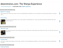 Tablet Screenshot of deseretsherpa.blogspot.com