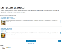 Tablet Screenshot of lasrecetasdemauser.blogspot.com
