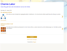 Tablet Screenshot of chemie-labor.blogspot.com