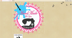 Desktop Screenshot of handmadeforyoubysf.blogspot.com
