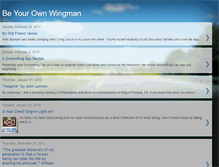 Tablet Screenshot of beyourownwingman.blogspot.com