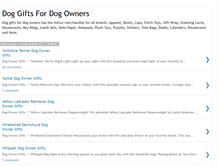 Tablet Screenshot of dog-gifts.blogspot.com