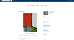 Desktop Screenshot of detroitartworks.blogspot.com