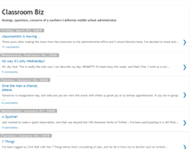 Tablet Screenshot of classroombiz.blogspot.com