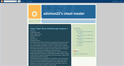 Desktop Screenshot of adomon22.blogspot.com