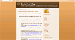 Desktop Screenshot of beadeddesert.blogspot.com