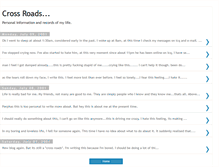 Tablet Screenshot of cross-roads.blogspot.com