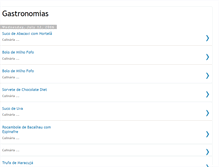Tablet Screenshot of gastronomia-pt.blogspot.com