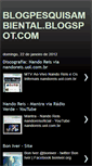 Mobile Screenshot of blogpesquisambiental.blogspot.com