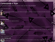 Tablet Screenshot of comenzandoatejer.blogspot.com