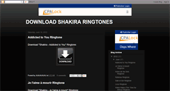 Desktop Screenshot of download-shakira-ringtones.blogspot.com