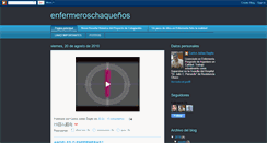 Desktop Screenshot of enfermerosdelchaco.blogspot.com