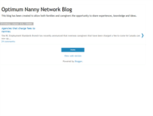 Tablet Screenshot of optimumnannynetworkblog.blogspot.com