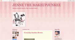 Desktop Screenshot of makeupjunkeejenne.blogspot.com