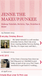 Mobile Screenshot of makeupjunkeejenne.blogspot.com