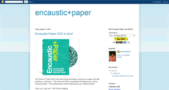 Desktop Screenshot of encaustic-paper.blogspot.com