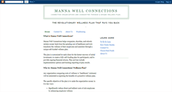 Desktop Screenshot of mannawellconnections.blogspot.com