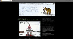 Desktop Screenshot of nunavutnonsense.blogspot.com