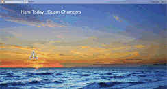 Desktop Screenshot of guamwiththewind.blogspot.com