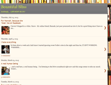 Tablet Screenshot of bountifulbliss.blogspot.com