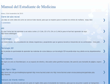 Tablet Screenshot of manualdelestudiantedemedicina.blogspot.com