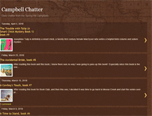 Tablet Screenshot of campbellchatter.blogspot.com